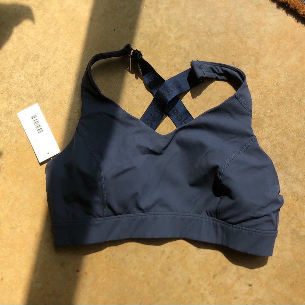 Outdoor Voices Navy Circuit Bra